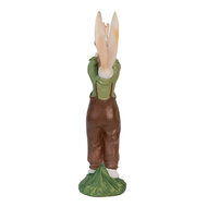 Clayre & Eef | Decoratie Beeld Konijn Bruin 10x7x25 cm | 6PR3566