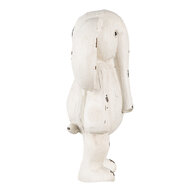 Clayre & Eef | Decoratie Beeld Olifant Beige, Bruin 6x4x10 cm | 6PR3640