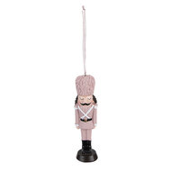 Clayre & Eef | Decoratie Hanger Notenkraker Roze 4x3x13 cm | 6PR3682
