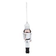 Clayre & Eef | Decoratie Hanger Notenkraker Wit 4x2x15 cm | 6PR3692