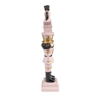 Clayre &amp; Eef   | Kerstdecoratie Notenkraker Roze 6x5x23 cm | 6PR3704