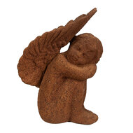 Clayre & Eef | Decoratie engel Bruin 11x7x15 cm | 6PR4065
