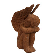 Clayre & Eef | Decoratie engel Bruin 11x7x15 cm | 6PR4065