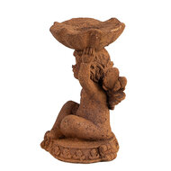 Clayre & Eef | Kandelaar Engel Bruin 7x7x12 cm | 6PR4069