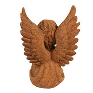 Clayre & Eef | Decoratie engel Bruin 11x9x15 cm | 6PR4074