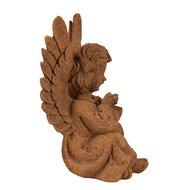 Clayre & Eef | Decoratie engel Bruin 11x9x15 cm | 6PR4074