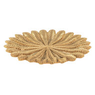 Clayre & Eef | Decoratie schaal Goudkleurig ø 20x2 cm | 6PR4775