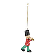 Clayre & Eef | Decoratie hanger soldaatje Rood Groen 4x2x8 cm | 6PR4918