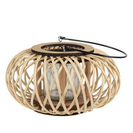 Clayre & Eef | Windlicht Beige ø 23x12 cm | 6RO0583
