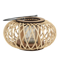 Clayre & Eef | Windlicht Beige ø 23x12 cm | 6RO0583