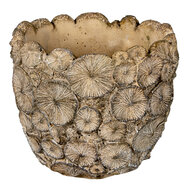 Clayre & Eef | Bloempot Binnen Grijs ø 16x15 cm | 6TE0359L