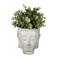 Clayre & Eef | Bloempot Binnen Grijs 15x14x17 cm | 6TE0364L
