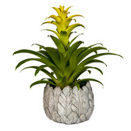 Clayre & Eef | Bloempot Binnen Grijs ø 19x16 cm | 6TE0368M