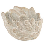 Clayre & Eef | Bloempot Binnen Grijs ø 20x13 cm | 6TE0435M