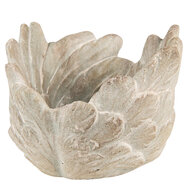 Clayre & Eef | Bloempot Binnen Grijs 16x11 cm | 6TE0435S