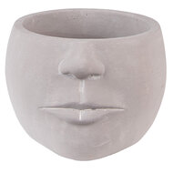 Clayre & Eef | Bloempot Grijs 17x15x10 cm | 6TE0452