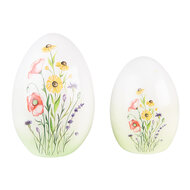 Clayre & Eef | Decoratie ei Groen ø 10x14 cm | 6TE0466