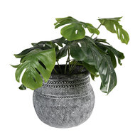 Clayre & Eef | Bloempot Grijs ø 21x19 cm | 6TE0468M