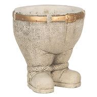 Clayre & Eef | Bloempot Binnen Grijs ø 15x17 cm | 6TE0496