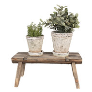 Clayre & Eef | Bloempot Binnen Beige ø 9x9 cm | 6TE0503S