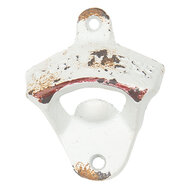 Clayre & Eef | Flesopener Wit 6x3x8 cm | 6Y3178