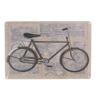 Clayre & Eef | Tekstbord Beige, Grijs 30x1x20 cm | 6Y3499