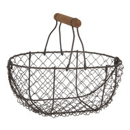 Clayre & Eef | Opbergmand Bruin 24x16x11/23 cm | 6Y3756