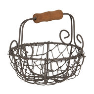 Clayre & Eef | Opbergmand Bruin ø 11x11 cm | 6Y3766