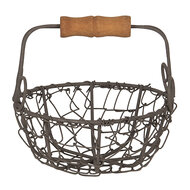 Clayre & Eef | Opbergmand Bruin ø 11x11 cm | 6Y3766