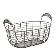 Clayre & Eef | Opbergmanden Set van 2 Bruin 35x19x16 / 30x15x14 cm | 6Y3770