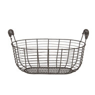 Clayre & Eef | Opbergmanden Set van 2 Bruin 35x19x16 / 30x15x14 cm | 6Y3770