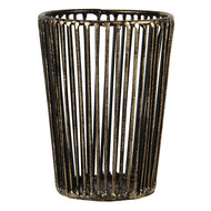 Clayre & Eef | Theelichthouder Koperkleurig ø 10x14 cm | 6Y4502