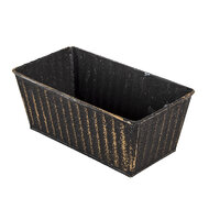 Clayre & Eef | Bloempotten Binnen Set van 3 Zwart 26x17x12 / 23x14x10 / 21x11x9 cm | 6Y4626