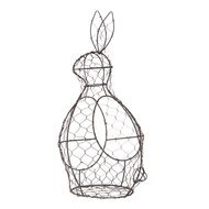Clayre & Eef | Paas Mandje Konijn Bruin 18x15x38 cm | 6Y4662