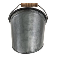 Clayre & Eef | Plantenhanger Binnen Grijs, Bruin 20x17x16 cm | 6Y4808S