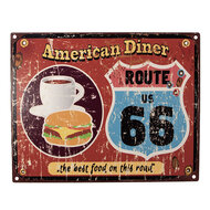 Clayre & Eef | Tekstbord Rood 25x1x20 cm | 6Y5128