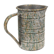 Clayre & Eef | Decoratieve kan Grijs 19x10x15 cm | 6Y5505