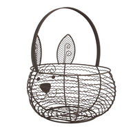 Clayre & Eef | Paas Mandje Konijn Bruin ø 20x12/27 cm | 6Y5528