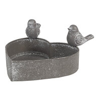 Clayre & Eef | Planthouder Grijs 14x12x7 cm | 6Y5563