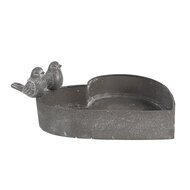 Clayre & Eef | Planthouder Grijs 19x17x7 cm | 6Y5583