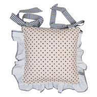 Clayre & Eef | Kussenhoes Stoelkussen Beige 40x40 cm | BBF25