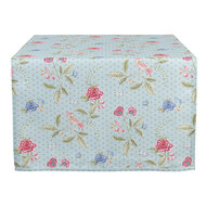 Clayre & Eef | Tafelloper Blauw, Groen 50x140 cm | BLW64