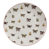 Clayre & Eef | Servies Dinerbord Wit Roze ø 20x2 cm | BPDDP