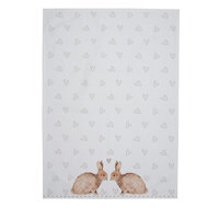 Clayre & Eef | Theedoek Beige Bruin 50x70 cm | BSLC42-1