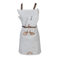 Clayre & Eef | Ovenhandschoen kind Beige Bruin 12x21 cm | BSLC44K