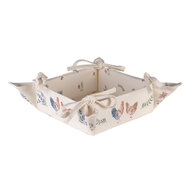 Clayre & Eef | Broodmand Beige, Bruin, Rood, Groen 35x35x8 cm | CAR47