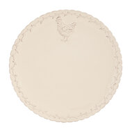Clayre & Eef | Servies Dinerbord Beige ø 26x2 cm | CHRFP