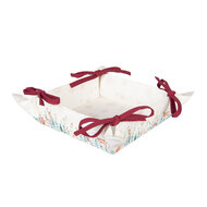 Clayre & Eef | Broodmand Wit, Meerkleurig 35x35x8 cm | DCH47