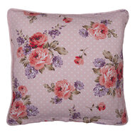 Clayre & Eef | Kussenhoes Roze, Paars 40x40 cm | DTR21