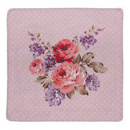 Clayre & Eef | Kussenhoes Roze, Paars 40x40 cm | DTR21